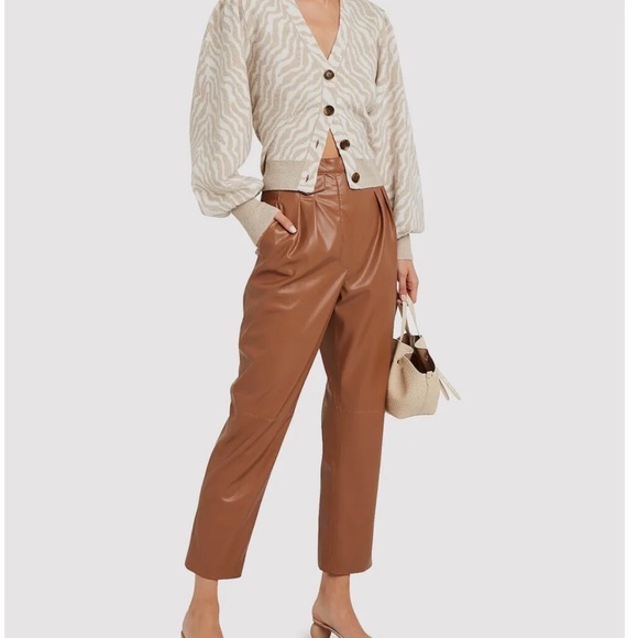 Ulla Johnson | Cici Wool Zebra Balloon Sleeve Cardigan - Picture 2 of 15